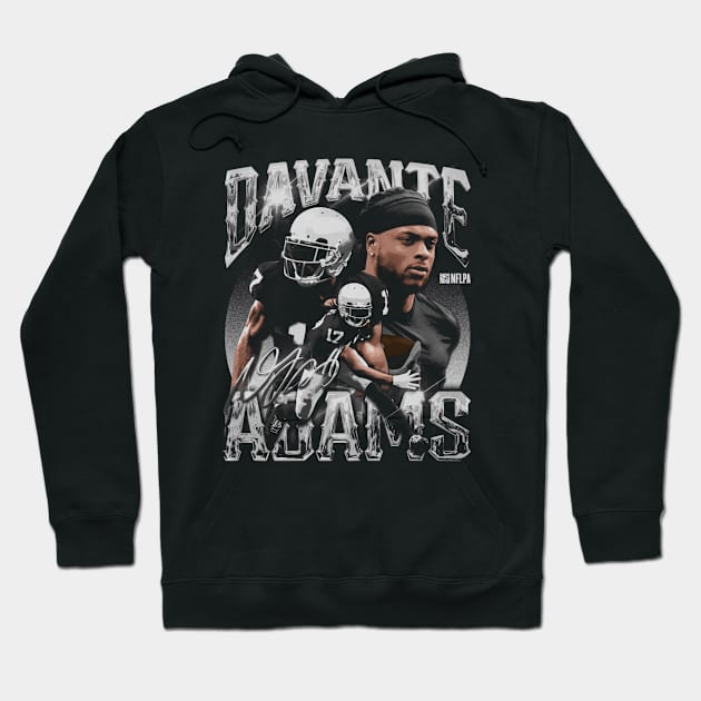 Davante Adams Las Vegas Vintage Hoodie by danlintonpro